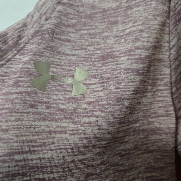 380. Under Armour Size Small Purple Heather Heat Gear - Picture 3 of 7
